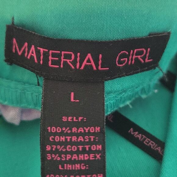 Material Girl 100% Rayon High Low Hem Sundress - Size L (NWT) - Picture 12 of 12